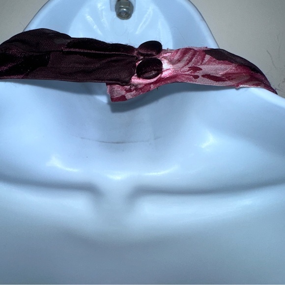 JS collections silk blend floral printed halter corset top size 14 - Picture 11 of 14